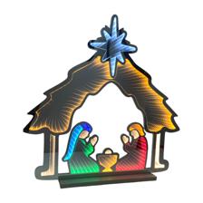 65CM INFINITY NATIVITY WITH WOODEN BASE - 120-0200031/1