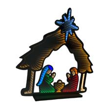 65CM INFINITY NATIVITY WITH WOODEN BASE - 120-0200031/1