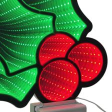 40CM INFINITY LIGHT STANDING ILEX LEAF - 120-0200046/1