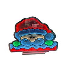 60CM INFINITY LIGHT STANDING SANTA FACE WITH SNOW - 120-0200053/1