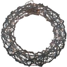 WREATH (BIG BEAD)  WITH 40PCSLED - 120-2000131