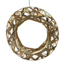 DECORAÇÃO CORONA COM LED C/LIGHT A/ - 120-2000392B