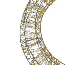 55CM 2000L WHITE RING WARMWHITE COPPER WIRE LIGHT 5M EXTENSI - 120-7000021/1