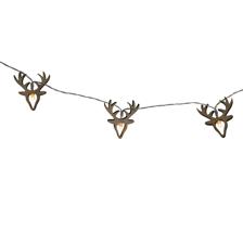 STRING LIGHT WITH DEER HEAD - 120-7000101U
