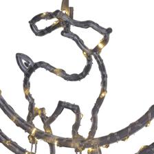 DEER WREATH - 120-7500098B