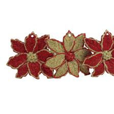 XMAS 4S PLASTIC ORNAMENTS - 130-0500235