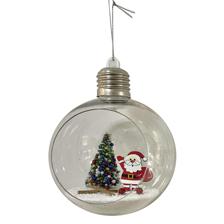 BOLA C/LUZ A/BAT T10x10x10CM - 130-2500206B2