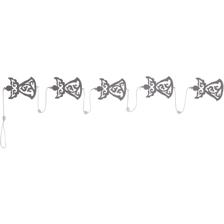 METAL PLATED 5PCS ANGEL GARLAND - 130-4200173