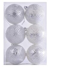 SET OF 6 X'MAS BALL - 130-5000222