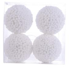 SET OF 4 X'MAS BALL - 130-5000349