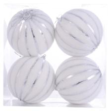 SET OF 4 X'MAS BALL - 130-5000351