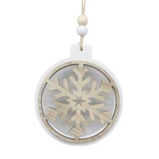 HANGING WOOD DECORATION - 130-5000951