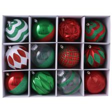 100MM MOLED BALLS 12PCS ASSORTMENT SET INCLUDINGSHINY & MATT - 130-9501381