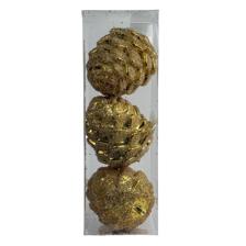 JG PIÑAS 3PZAS DECORATIVAS 3PZ - 130-9502791
