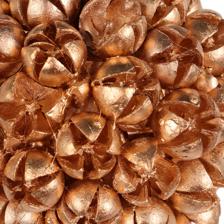 ESFERA DE COR DE NOGUEIRA 18X18X18CM - 140-0900015