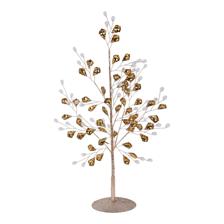 35CM CLEAR BEANDS +GOLD DIAMOND TREE - 140-1900329