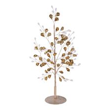 35CM CLEAR BEANDS +GOLD DIAMOND TREE - 140-1900329