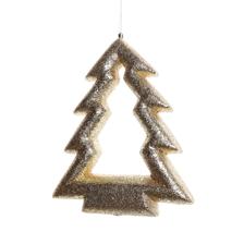 32.5CM H GLITTER POLYFOAM TREEORNAMENT W/HANGING - 140-3600022