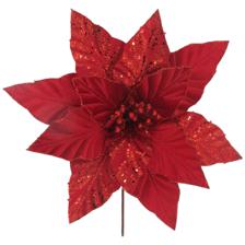 DECORAÇÃO DE POINSÉTIA X33X30CM - 140-5802800