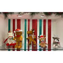 SMAL SANTA REINDEER   WALKINGWITH MUSIC - 150-1500012
