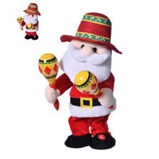 SANTA C/MOV /26CM MUSIC AT BAT - 150-2000045