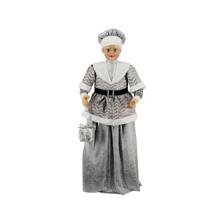 STANDING MRS SANTA 122cmH PLASTIC HEAD/HANDS - 160-4502407