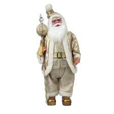 STANDING MUSICAL SANTA 71CMH PLASTIC HEADHANDS SANTA CLAUSE - 160-4503953