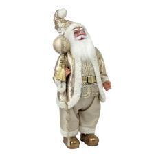STANDING MUSICAL SANTA 71CMH PLASTIC HEADHANDS SANTA CLAUSE - 160-4503953