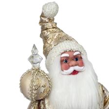 STANDING MUSICAL SANTA 71CMH PLASTIC HEADHANDS SANTA CLAUSE - 160-4503953