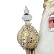 STANDING MUSICAL SANTA 71CMH PLASTIC HEADHANDS SANTA CLAUSE - 160-4503953