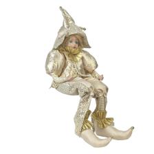 SITTING MUSICAL KID JESTER 56CMH PORCELAIN HEADHANDS TOY LAN - 160-4503963