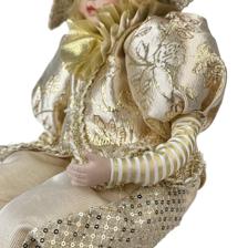 SITTING MUSICAL KID JESTER 56CMH PORCELAIN HEADHANDS TOY LAN - 160-4503963