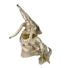 SITTING KID JESTER 56CMH PORCELAIN HEADHANDS - 160-4503963SM