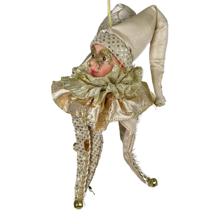 MASK JESTER ORNAMENT 35CMH PLASTIC HEAD - 160-4503990
