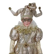 STANDING MASK JESTER 80CMH PLASTIC HEADHANDS - 160-4503992