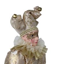 STANDING MASK JESTER 80CMH PLASTIC HEADHANDS - 160-4503992