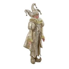 STANDING MASK JESTER 122CMH PLASTIC HEADHANDS - 160-4503993