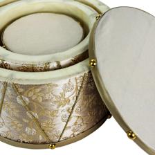 CONJUNTO DE TAMBORES DECORATIVOS JG - 160-4503998
