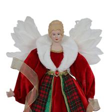 ANGEL WFEATHER WINGS 61CMH PORCELAIN HEADHANDS - 160-4504011