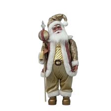 STANDING MUSICAL SANTA 71CMH PLASTIC HEADHANDS SANTA CLAUSE - 160-4504051