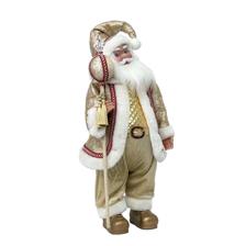 STANDING MUSICAL SANTA 71CMH PLASTIC HEADHANDS SANTA CLAUSE - 160-4504051