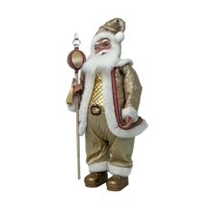 STANDING MUSICAL SANTA 71CMH PLASTIC HEADHANDS SANTA CLAUSE - 160-4504051