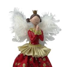 ANGEL WFEATHER WINGS 28CMH POLYRESIN HEADHANDS - 160-4504095