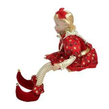 SITTING MUSICAL KID JESTER 43CMH PORCELAIN HEADHANDS TOY LAN - 160-4504099