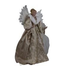 ANGEL WFEATHER WINGS 61CMH PORCELAIN HEADHANDS - 160-4504166