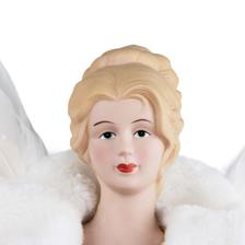 ANGEL WFEATHER WINGS 61CMH PORCELAIN HEADHANDS - 160-4504166