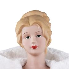 ANGEL WFEATHER WINGS 61CMH PORCELAIN HEADHANDS - 160-4504197