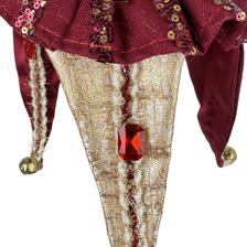 MASK JESTER ORNAMENT 35CMH PLASTIC HEAD - 160-4504259