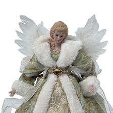ANGEL WFEATHER WINGS 61CMH PORCELAIN HEADHANDS - 160-4504276