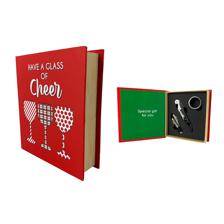 BOOK CASE WITH WAITER'S CORKSCREWPOURERCOLAR - 180-0300015